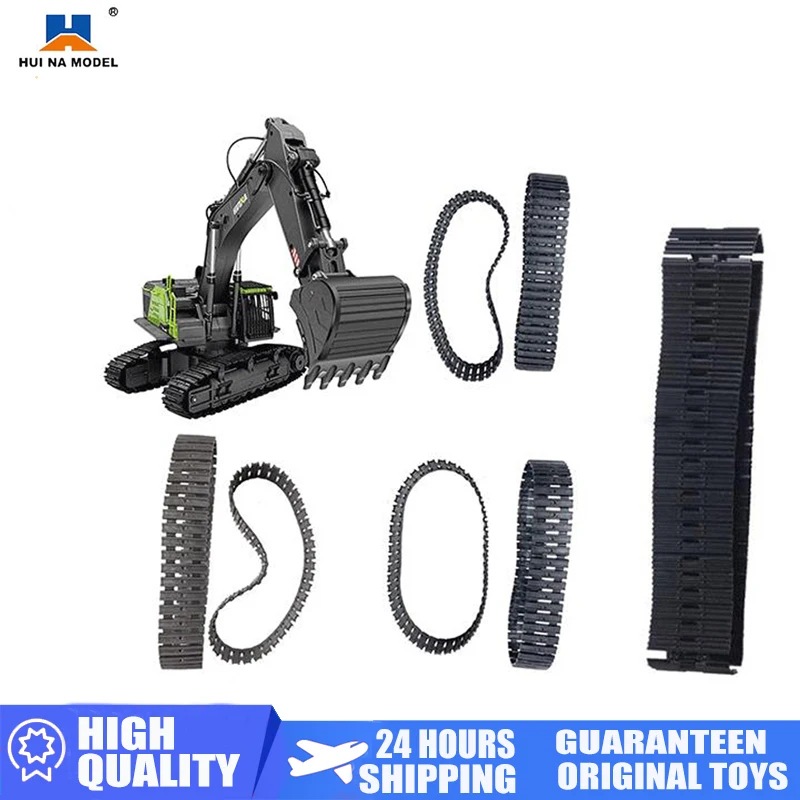 

Huina Engineering Vehicle 1550/1580/1592/1593 RC Excavator Metal Track Caterpillar Remote Control Car Parts Accessories