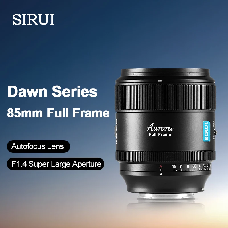 Полнокадровый объектив SIRUI 85 мм F1.4 с автофокусом AF Prime для Sony E FE Nikon Z Fuji Fujifilm X A7RIV A7MV