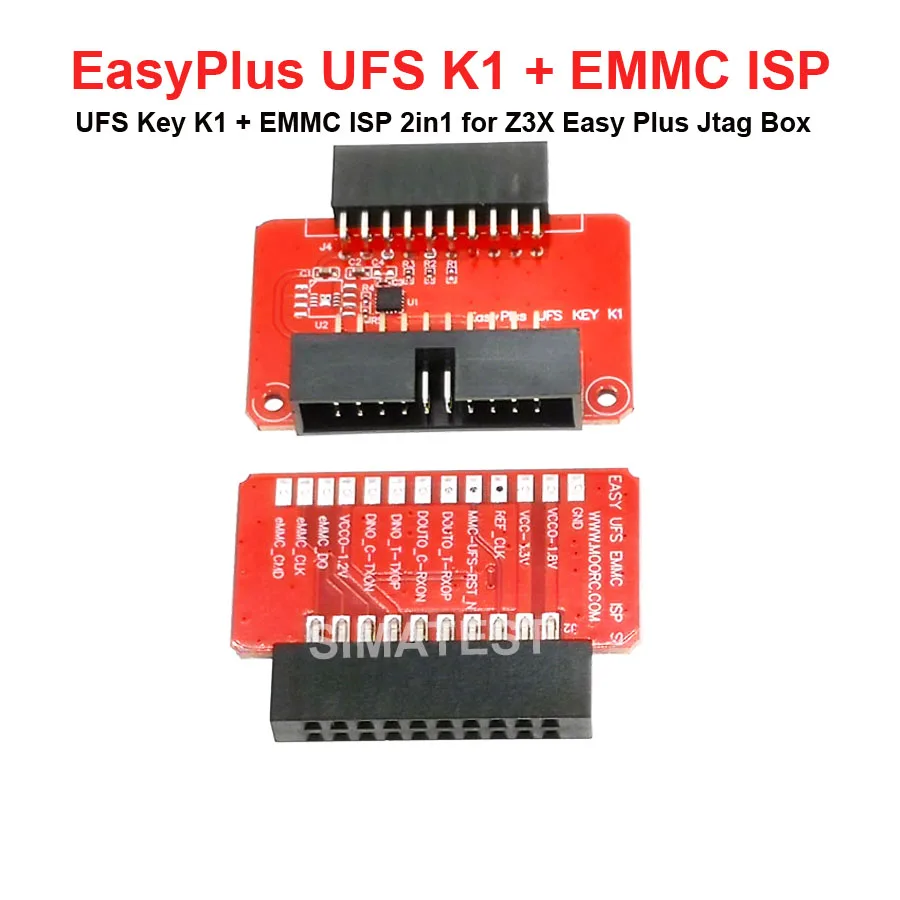 Z3X легкий JTAG UFS KEY K1 + EMMC ISP 2 в 1 с коробкой z3x jtag plus (без зашифрованной IC)