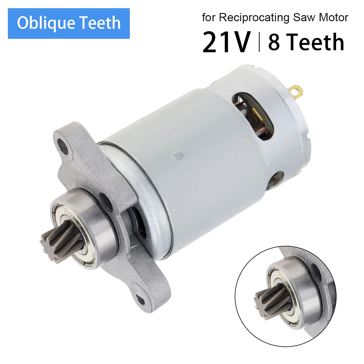 RS550 8 Teeth DC Motor High Power RS 550 Reciprocating Saw Micro with Conical Helical Gear for Lithium Electric | Обустройство дома