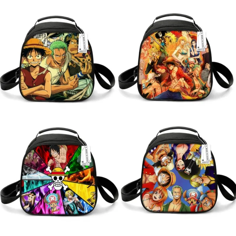 

Сумка для обеда Riman цельный для студентов, сумка для еды, Детская сумка на одно плечо для пикника на открытом воздухе, сумка для льда для мальчиков и девочек, аниме мультяшный