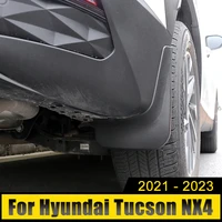 for hyundai tucson nx4 2021 2022 2023 abs plastic car mudguards splash guards fender mudflaps cover case protector accessories
