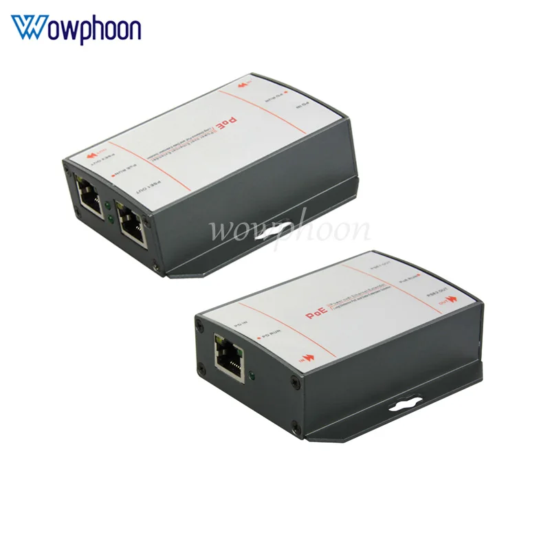 Single Port Gigabit PoE Splitter 60W 2 RJ45 ports 1 PoE port the output power is 60W, voltage is 56V