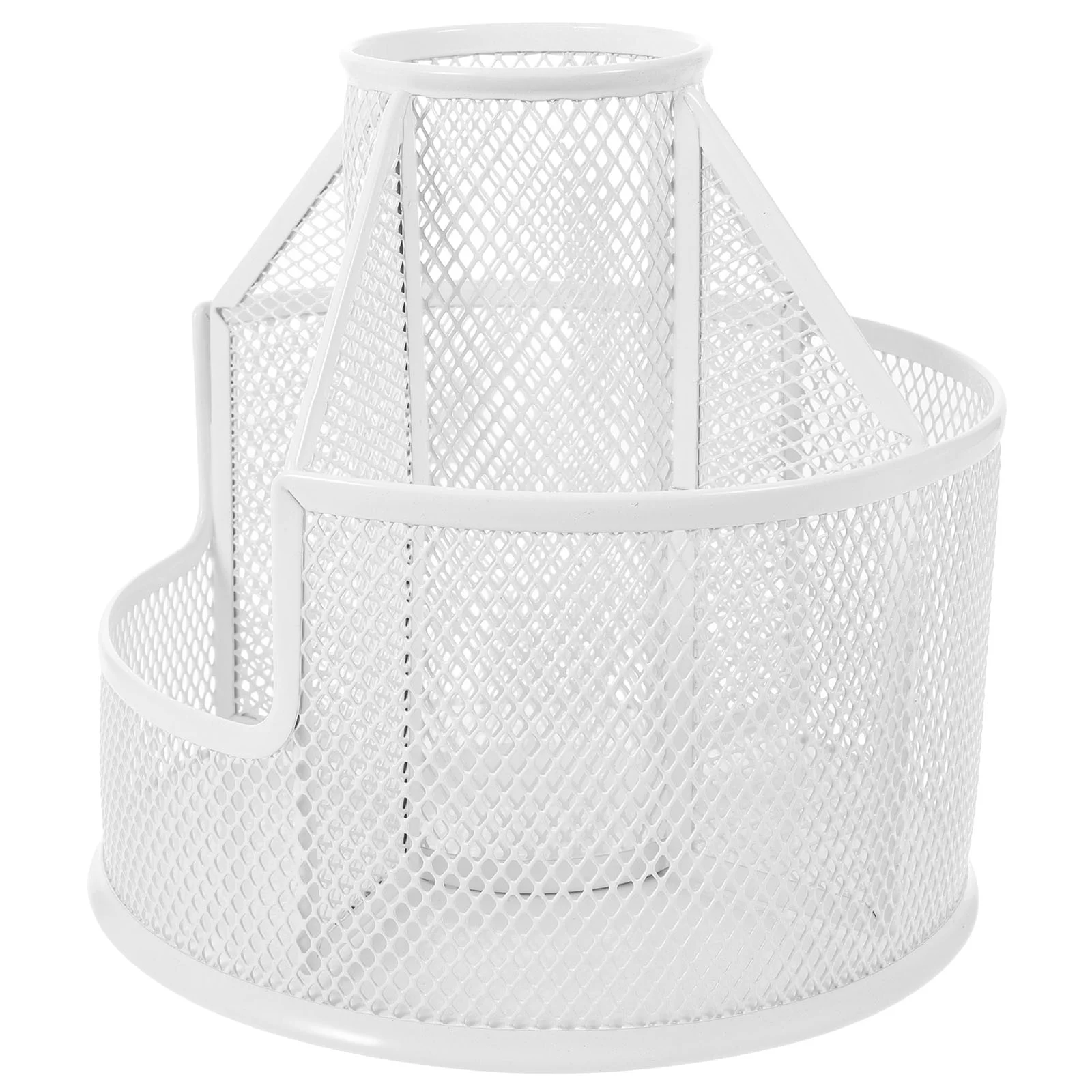 

Rotary Pen Holder Container Office Desktop Stationery Box Rotating Makeup Organizer