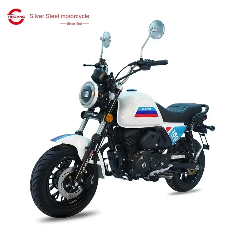 Мотоциклетный мини-Локомотив второй поколения из серебристой стали XK