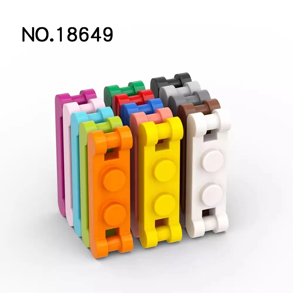 50 шт. MOC parti 18649 piastra speciale 1x2 con maniglienj Voiità mattoni di particelle bambi совмеibili fai da te blocco
