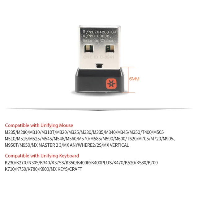 USB-Ключ Для Подключения Мыши Logitech, 1 Шт | AliExpress