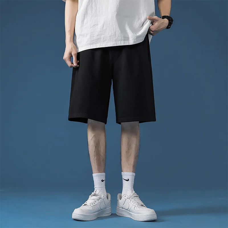 Summer Sports Shorts Men'S Thin Youth Student Loose Straight Style Versatile 5-Point Pants Basketball Running Casual Trousers
