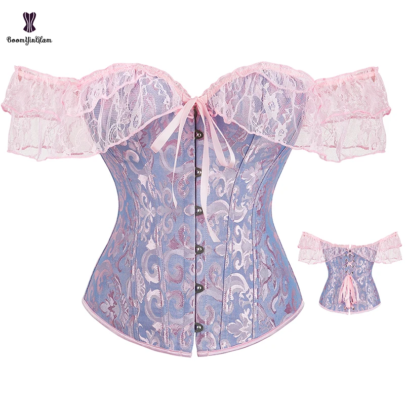 Викторианский корсет в стиле стимпанк женский топ с 12 стальными косточками