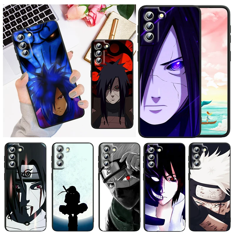 

Naruto Kakashi Cartoon Role For Samsung Galaxy S22 S21 S20 FE Ultra Pro Lite S10 5G S10E S9 S8 Plus Black Soft Capa Phone Case