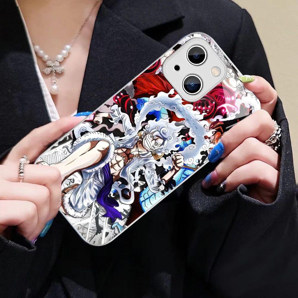 Чехол для телефона Luffys O-One с аниме P-piece iPhone 14 13 12 Mini 11 Pro XS Max X XR Plus чехол из