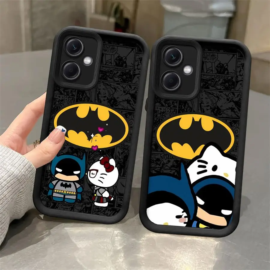 Чехол для телефона с логотипом B-Batman Hero Redmi 12 4G 12C 13C 5G Poco X3 NFC Pro C50 C51 C61 A1 A2 Plus A3 A3x