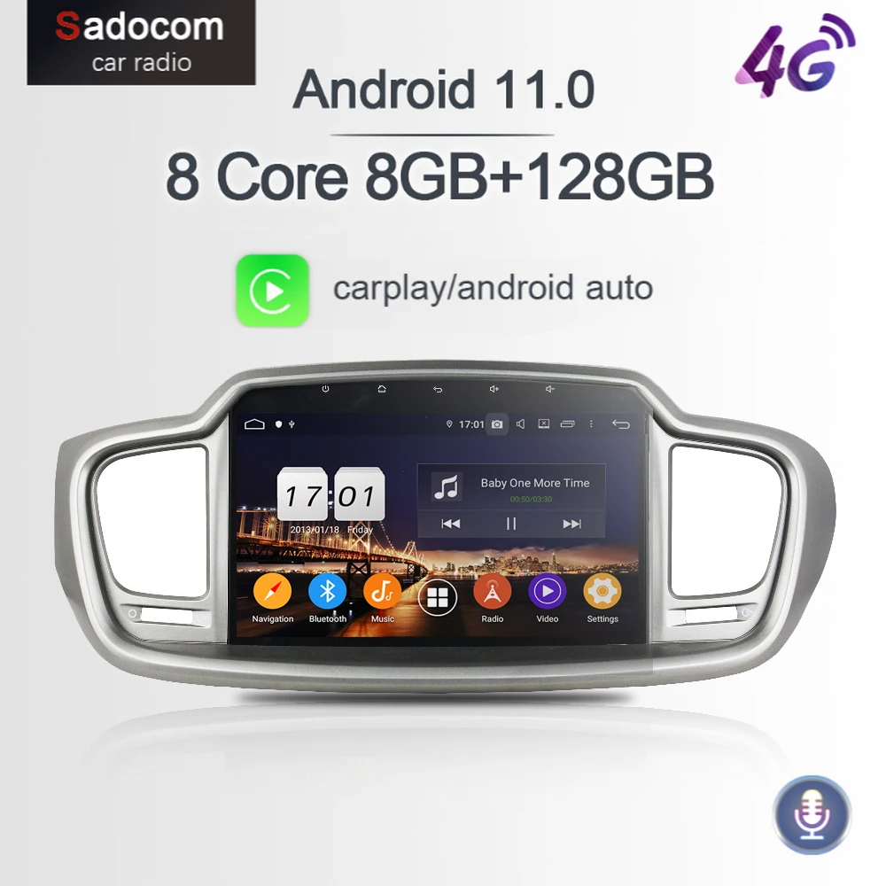 PX6 10 1 &quot2 din Android 11 0 8 ГБ ОЗУ 128 Гб ПЗУ 6 ядер автомобильный dvd-плеер для KIA Sorento 2015 2016 2017