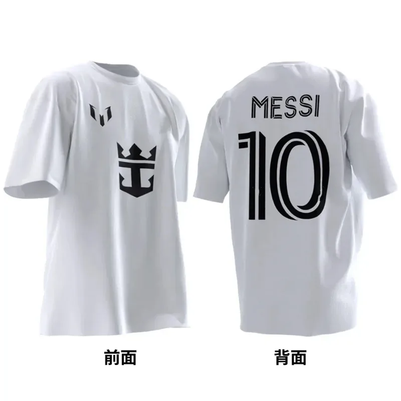 Популярная футбольная футболка Аргентины Майами International No 10 Messi для мужчин и