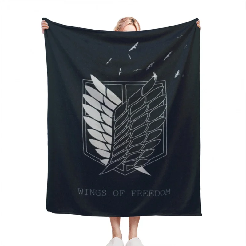 

Wings of Freedom Throw Blankets Airplane Travel Decoration Soft Warm Bedspread