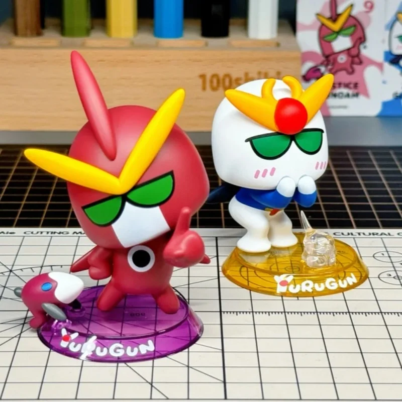 Фото В наличии Оригинальный Mobile Suit Gundam, серия Yurugun, Том 3, коллекционная фигурка в закрытой упаковке, настольное украшение, аниме-игрушка, подарок для фанатов. №2
