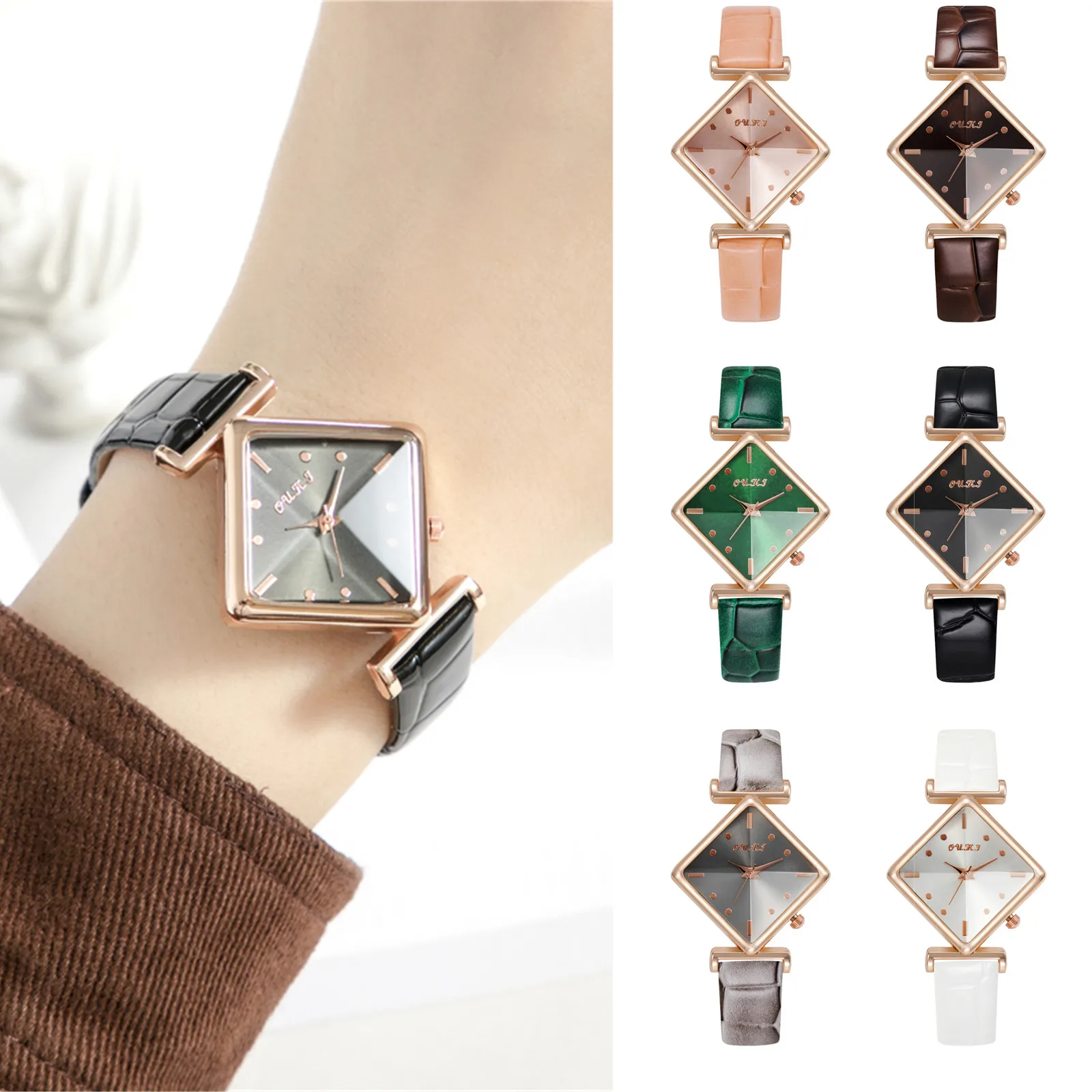 

Women'S Fashion Casual Style Alloy Quartz Watch, Girl'S Birthday Present Watch Large Numbers