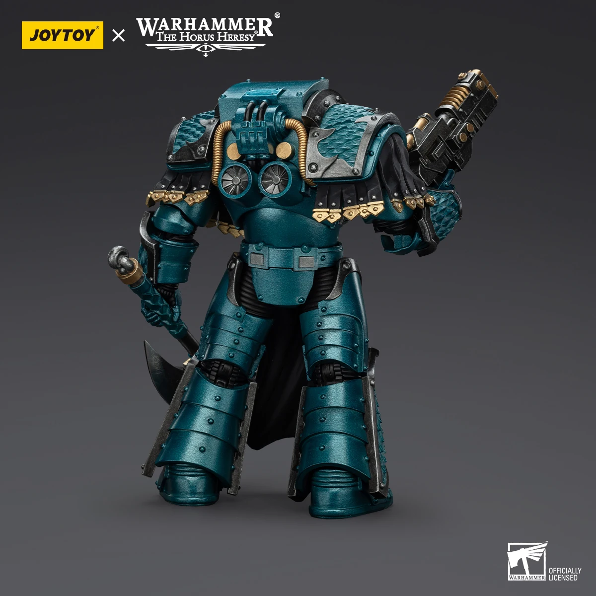 Фото 【JOYTOY】Warhammer 40K Alpha Legion Lernaean Terminator with Volkite Charger №4