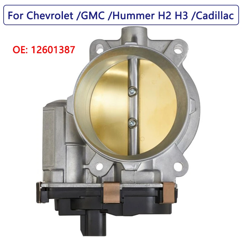 Корпус дроссельной заслонки для Chevrolet Silverado 5.3L 2500 3500 4.8L 6.0L Suburban GMC Yukon XL Hummer H3 Cadillac