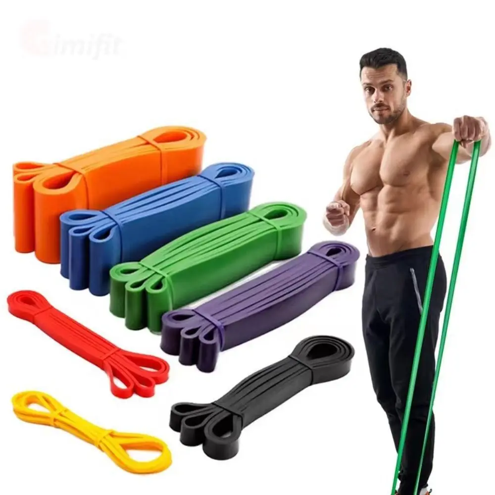 

Resistance Elastic Bands Fitness Tension Belt Strength Training Muscle Stretching Pilates Accessories Sporting Good Bodybuilding
