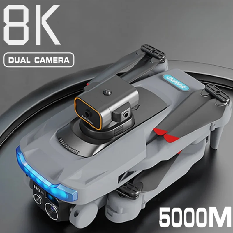 

P15 NEW Remote Control Drone 4K/8K GPS Aerial Photography Brushles Obstacle Avoidance HD Dual Camera Aircraft Toy 5000M