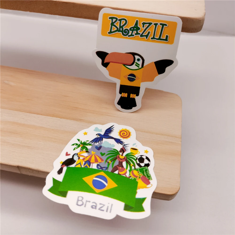 50 шт. знаковые бразильские аттракционы настенные Стикеры страстная танцевальная