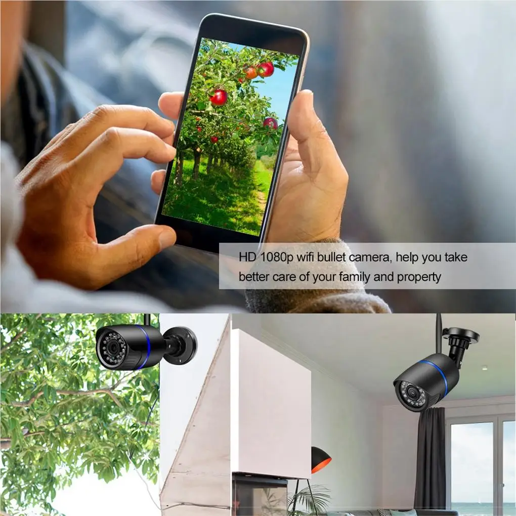 

24LEDs Camera Outdoor Wireless Indoor Surveillance Motion Detection Alarm Waterproof Protection High Definition Camara Garden