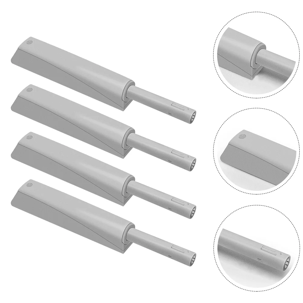 

4pcs Cabinet Door Rebounder Buffer Door Closer Push Latch Push Release