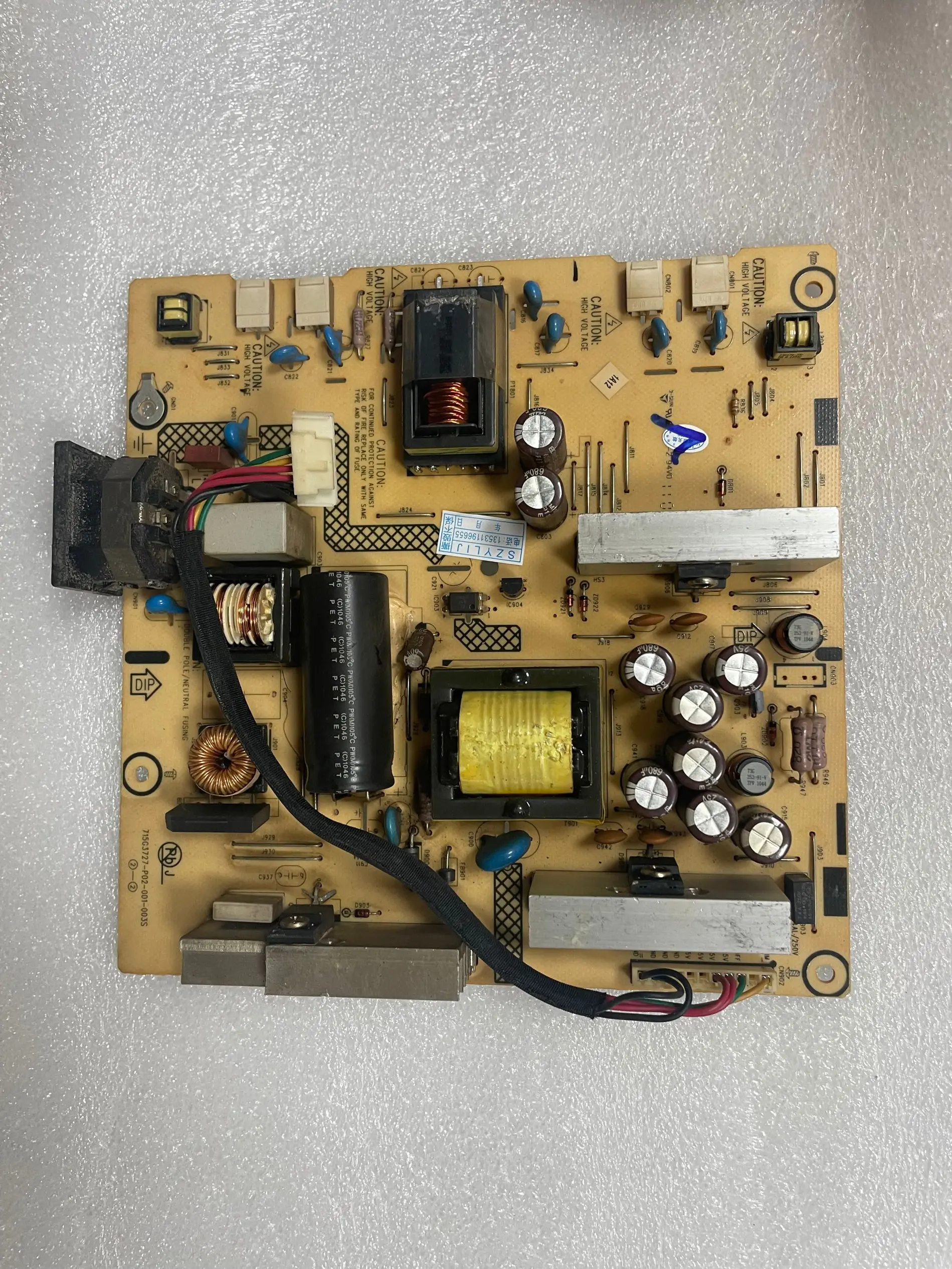 Оригинальная плата питания VE276 AOC E2795V 715G3727-P02-001-003S