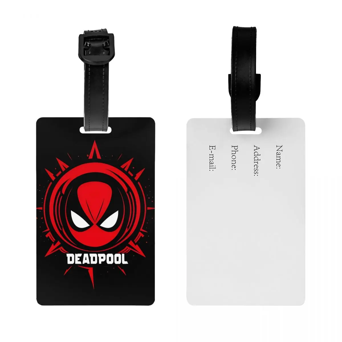 Портативная сумка для багажа с этикеткой из ПВХ