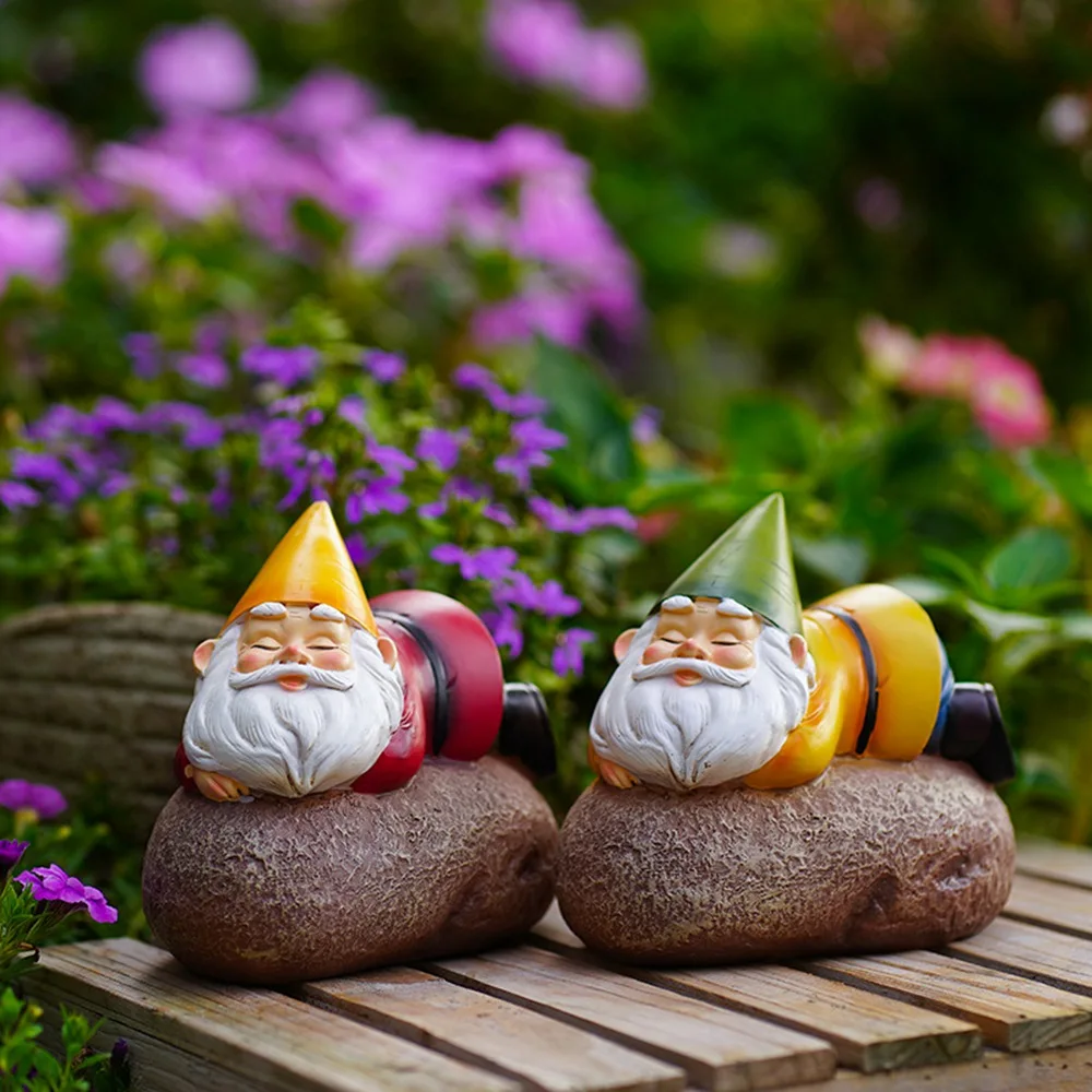 Карлик эльф орнамент открытый сад гоблин садоводство двор статуя скульптура