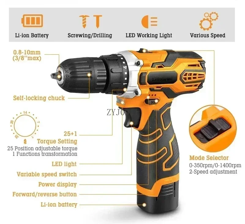 Бесщеточная ударная дрель 21 В 16 8 аккумуляторная мощная электрическая литиевая