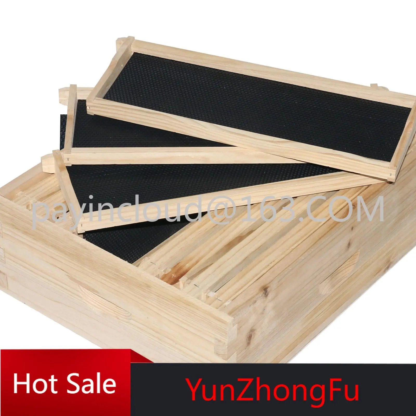 

Beekeeping Tools Fir Pine Hive Relay Box Ring Honeycomb Frame Plastic Base of Honeycomb Cell Suit