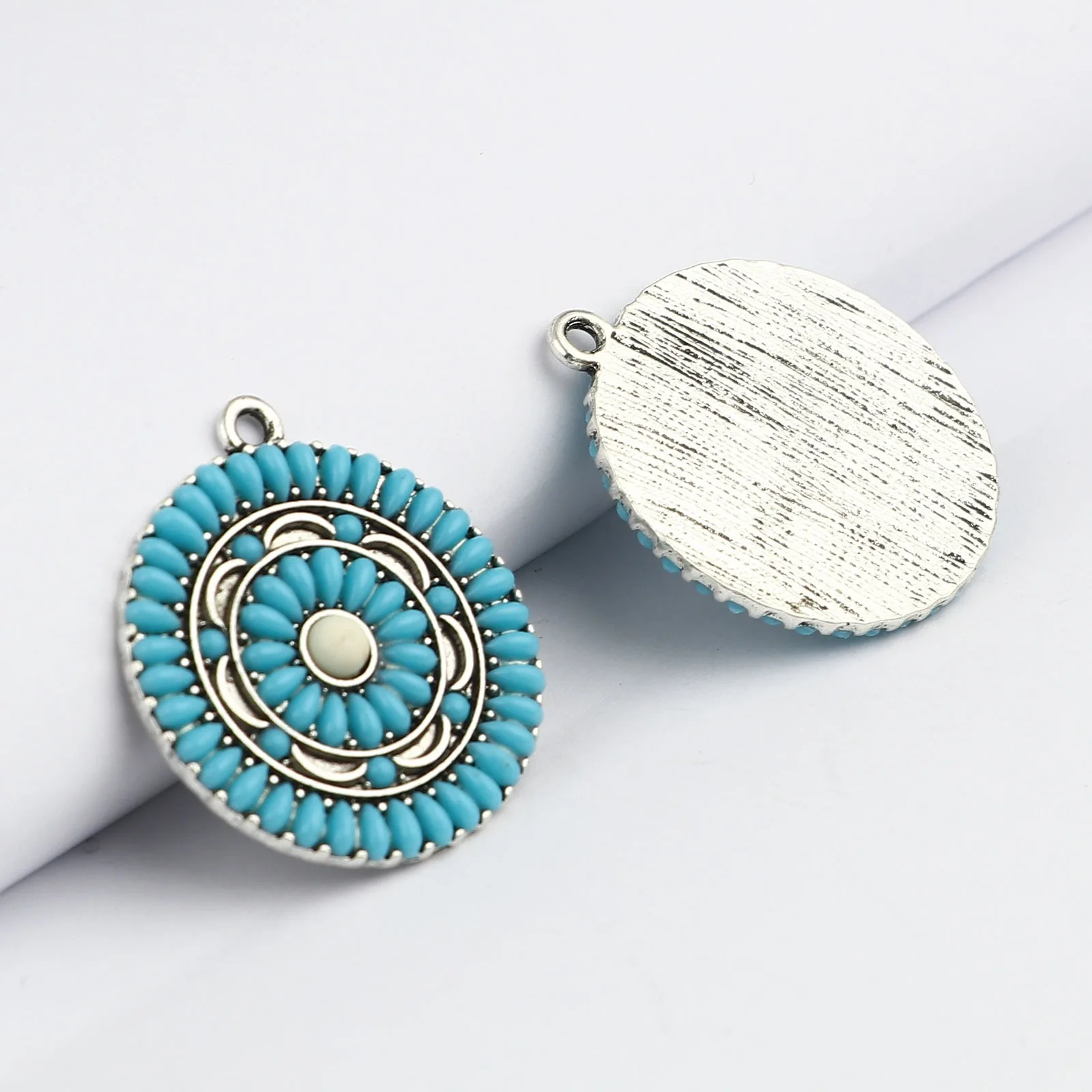 Подвески в богемном стиле из металла с геометрическим рисунком ожерелье