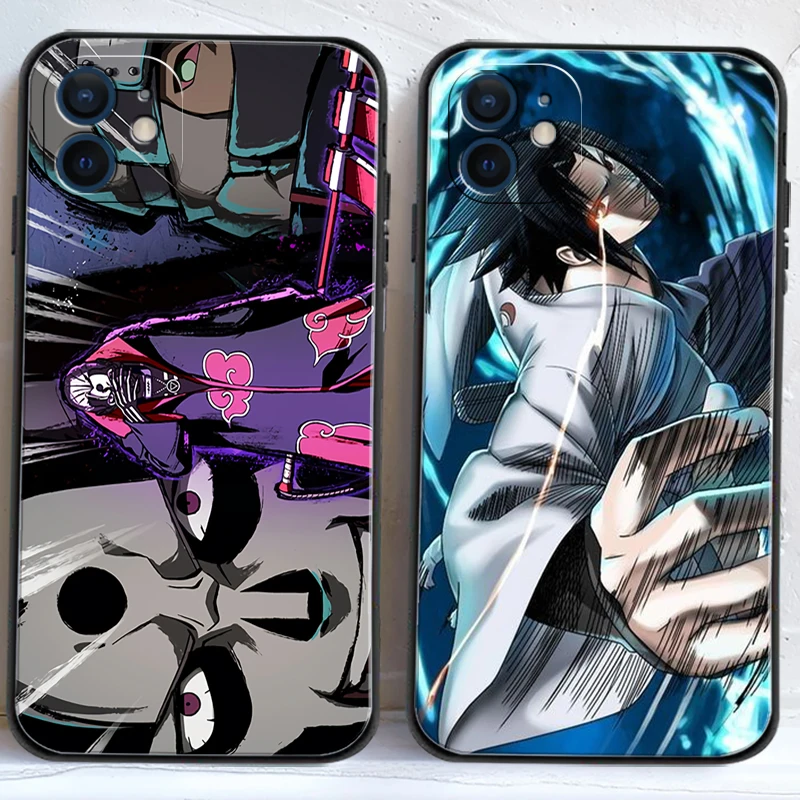 

Naruto Japan Anime Phone Cases For iPhone 11 12 Pro MAX 6S 7 8 Plus XS MAX 12 13 Mini X XR SE 2020 Soft TPU Funda Coque