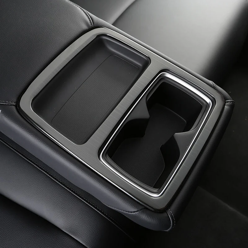 

For Honda Accord 10th 2018 2019 Stainless steel Car rear water cup frame Accessories car styling