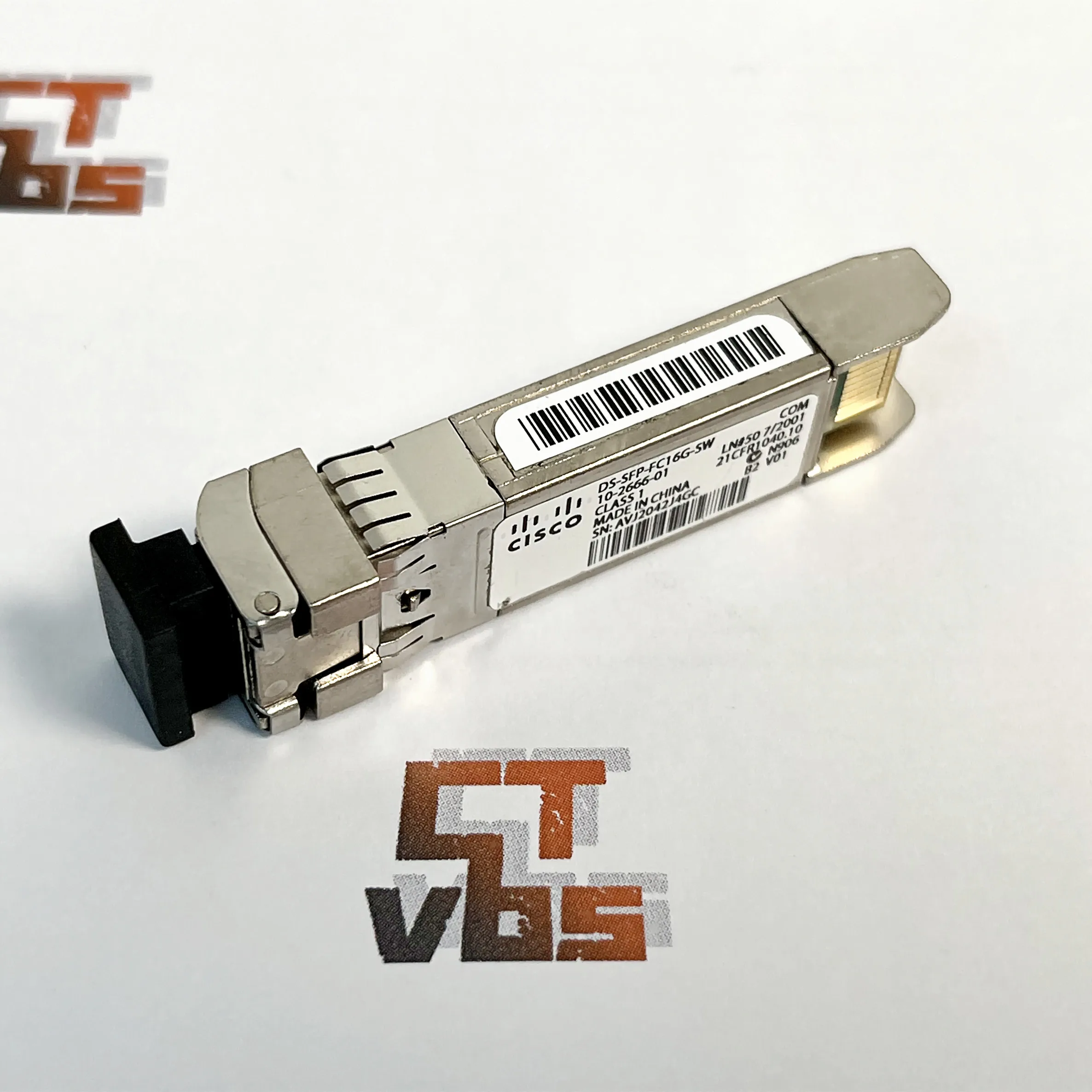 Cisco 16G SW Fibre Channel SW SFP+ Transceiver DS-SFP-FC16G-SW 850nm 10-2666-01 MMF