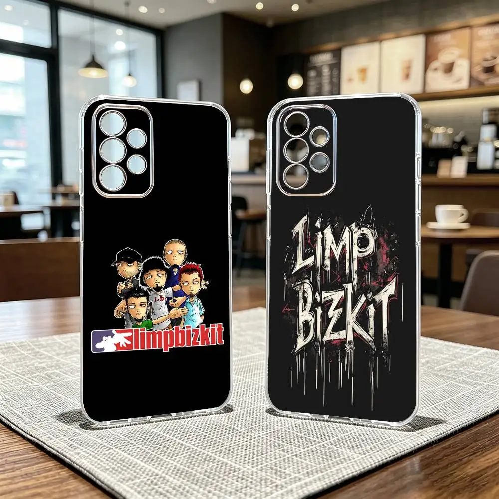 Фото Чехол для телефона Limp B-Bizkit Band Cool Album, прозрачный, силиконовый, мягкий, для Samsung S25, S24, S21, S22, S23, S30, Ultra, S20, Plus, Fe №1