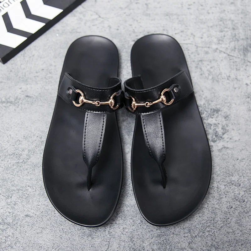 

Summer slippers of men slide slippers from home men outdoors elegant shoes fashionable summer sandals 45 funny to