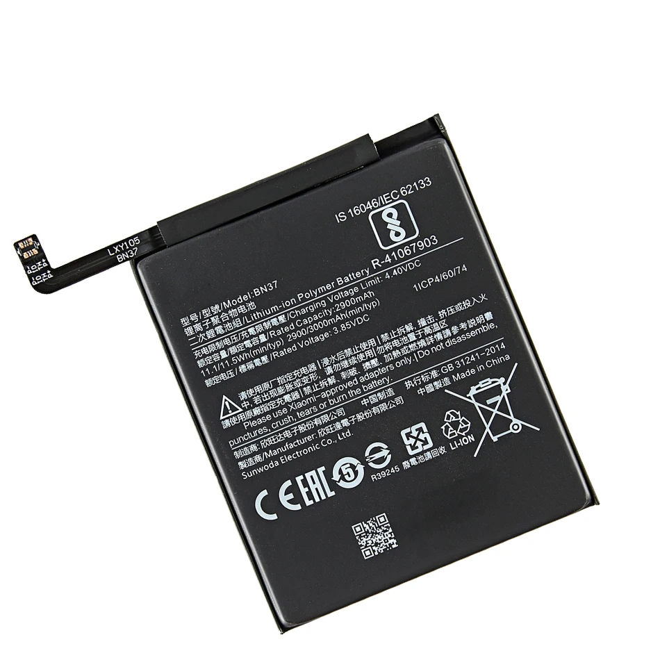 

Сменный аккумулятор для Xiaomi Xiao mi Redmi 6 Redmi6 Redmi 6A
