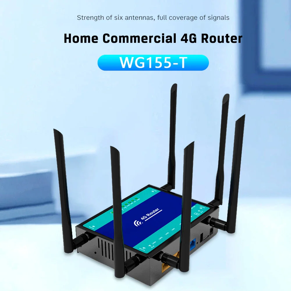 

Cioswi Wireless LTE 1300 Мбит/с WIFI маршрутизатор 4-гигабитная локальная сеть Двухдиапазонный 2,4G и 5,8G со слотом для SIM-карты 4G Wifi модем-маршрутизатор WG155-T