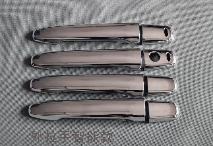 Car styling 2006- 2020 for MITSUBISHI OUTLANDER ABS Chrome Door handle Protective covering Cover Trim |