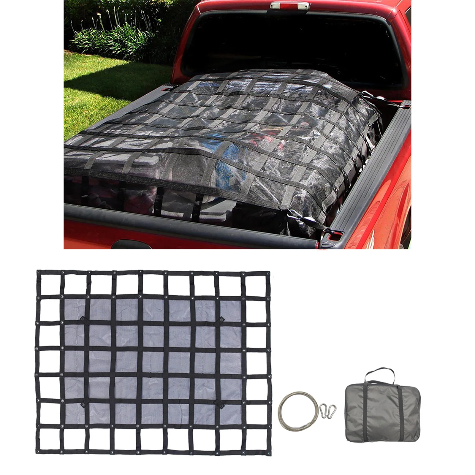 Сетка для грузовика универсальная Тяжелая грузовая сетка прицепов и грузовиков