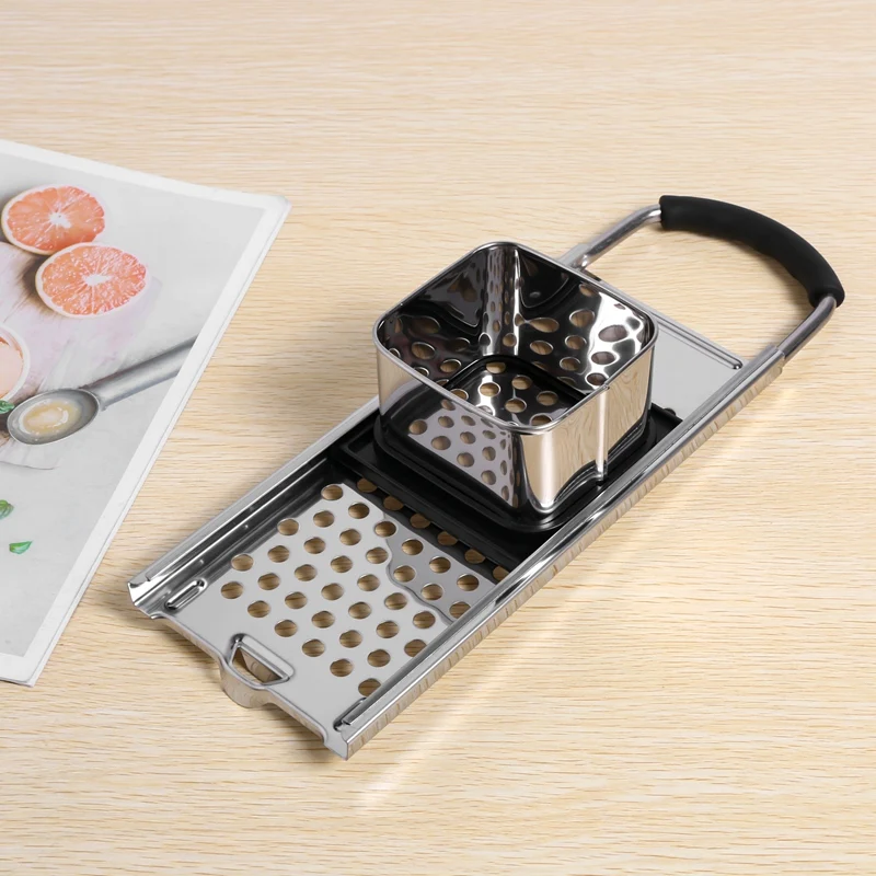 Спаetzle Maker из нержавеющей стали с удобной резиновой ручкой для пельменей и лапши