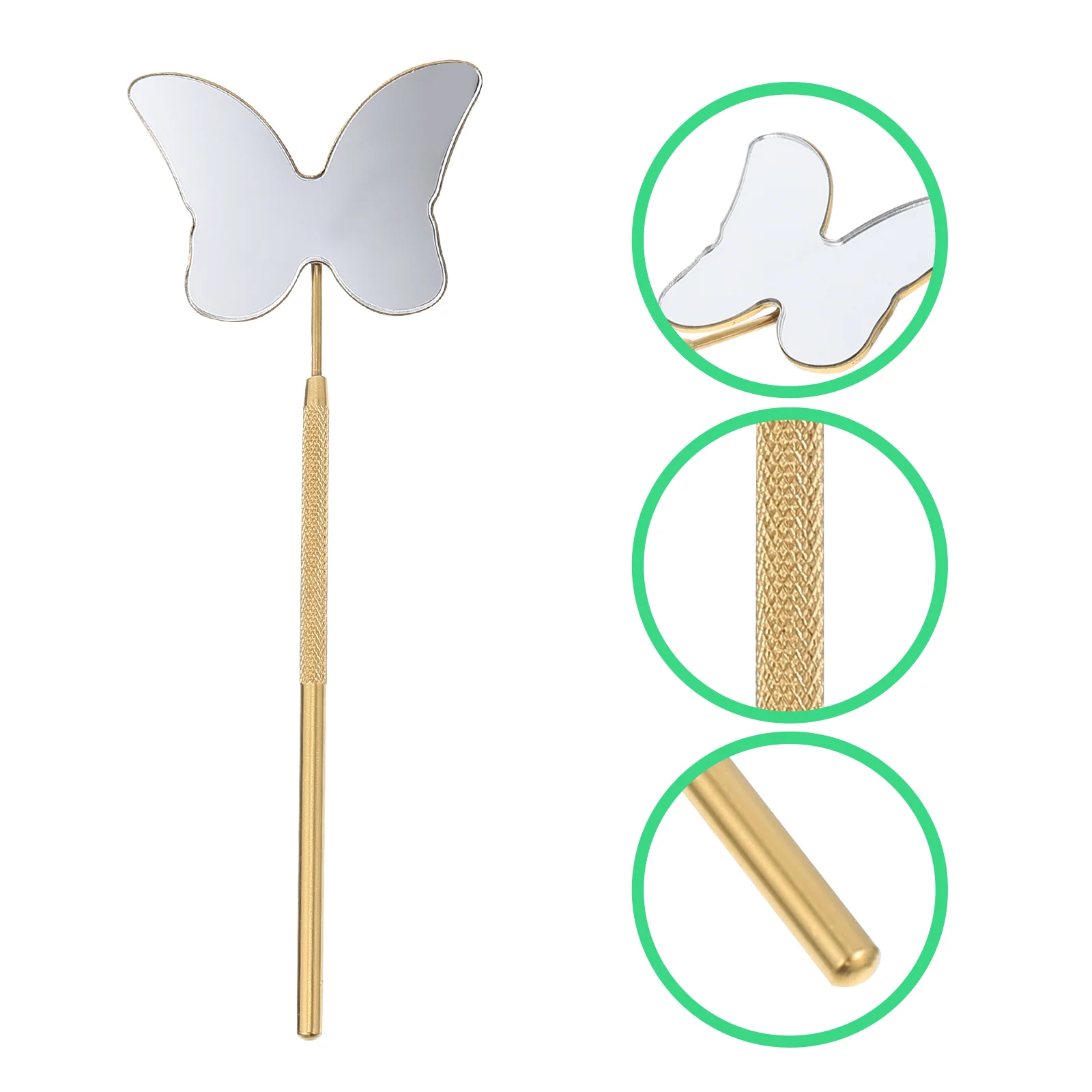 

Mirror Eyelash Grafting Mirror Eyelash Extension Mirror Handheld Eyelashes Mirror for Eyelash Extension Examination Beauty Salon