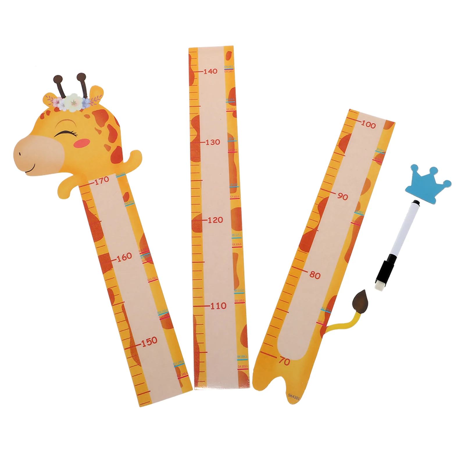

Height Wall Chart Growth Ruler Sticker Decal Decor Anime Measurement Measure Animal Measuringfor Kid Kids Indicator Diy