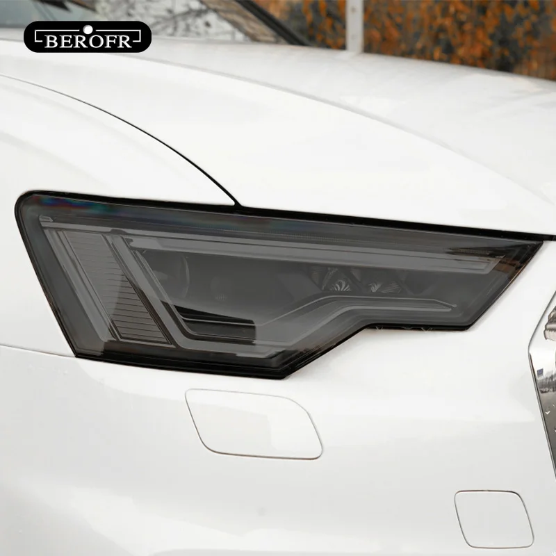

Для Audi A6 C8 S6 2019 2020 тонировка автомобильной фары Черная защитная пленка защита задний свет прозрачная наклейка из ТПУ аксессуары