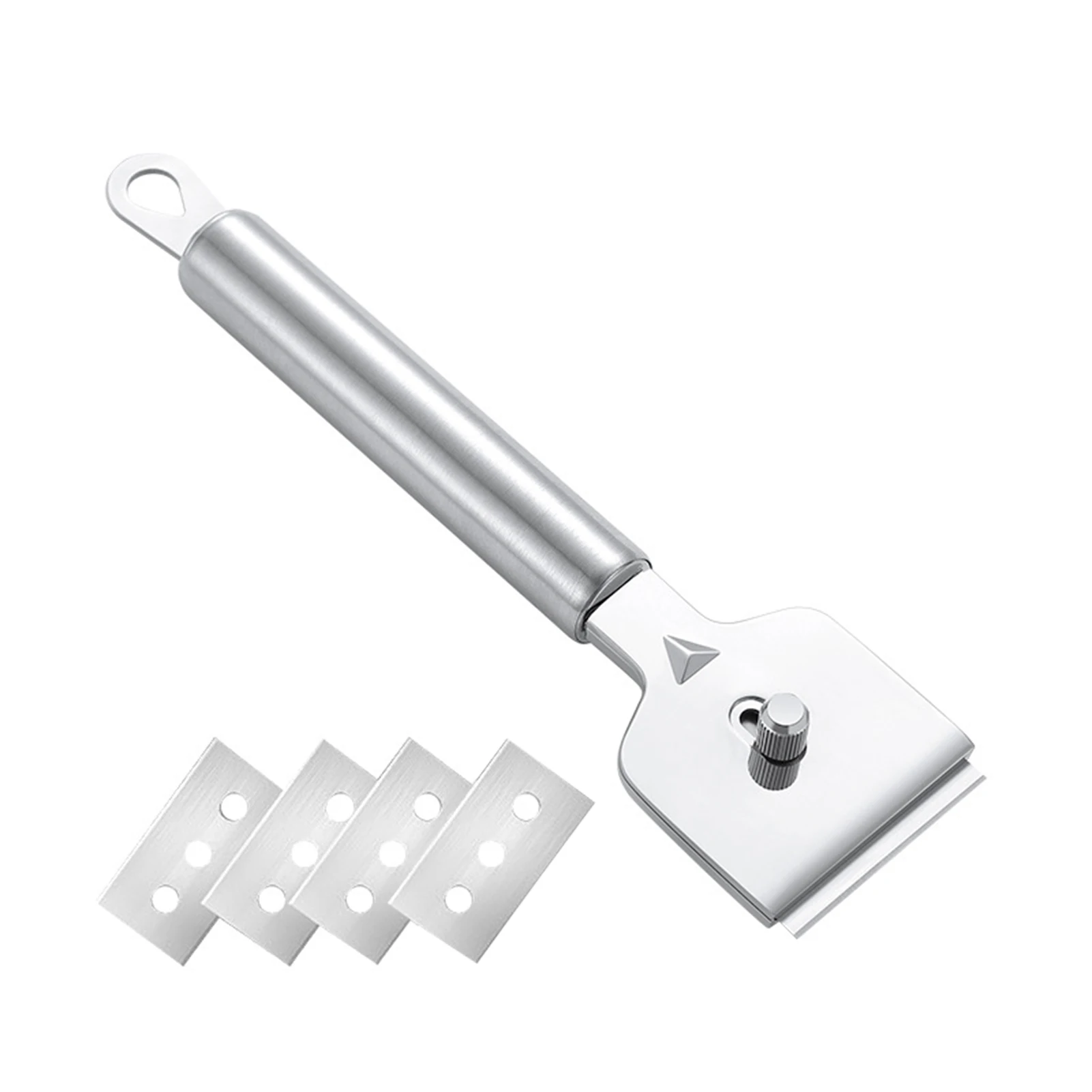 

Multifunction Glass Ceramic Hob Scraper Cleaner Remover With 4pcs Blade For Cleaning Oven Cooker Tools Utility Knife for Kitchen