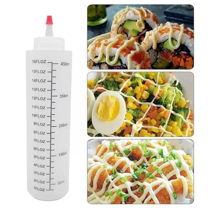 120 мл/450 мл бутылки для приправ с крышкой аксессуары горчичные кетчупа соусов