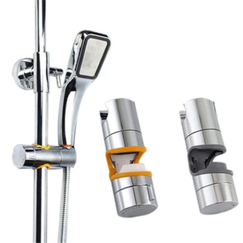 

High Quality Shower Bracket Shower Rail Holder 22~25mm ABS Chrome Shower Head Holder Adjustable Bathroom Accessories Universal
